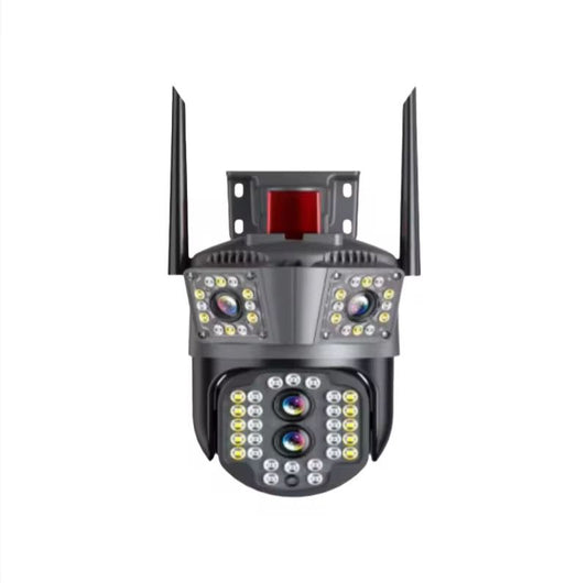 Camera Supraveghere Tripla 4K WiFi PTZ, Zoom 10X, Auto Tracking, IP66, A-108