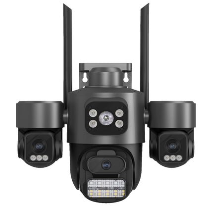 Camera Supraveghere WiFi PTZ 3 Lentile Full HD, Vedere Nocturna Color, AI, IP66, A-101