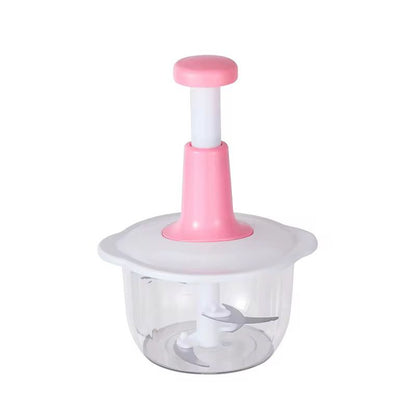 Tocător Manual pentru Legume și Fructe 2L cu Lame Inox, Bol Transparent, A-175-12