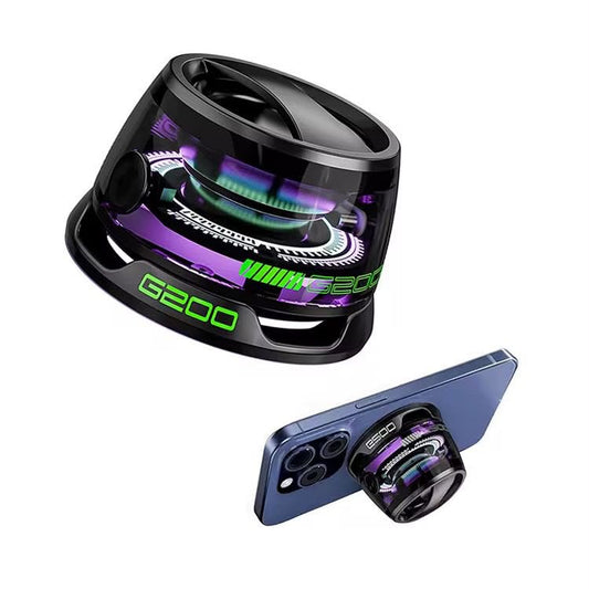 Boxă Bluetooth magnetică G200 cu lumină RGB și suport de telefon