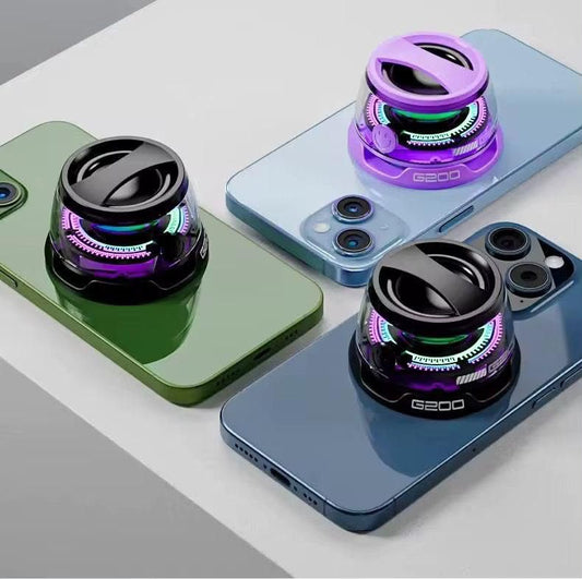 Boxă Bluetooth G200 cu inel LED RGB în jurul difuzorului