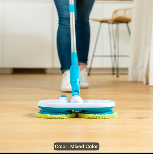 Mop electric rotativ cu două discuri de curățare