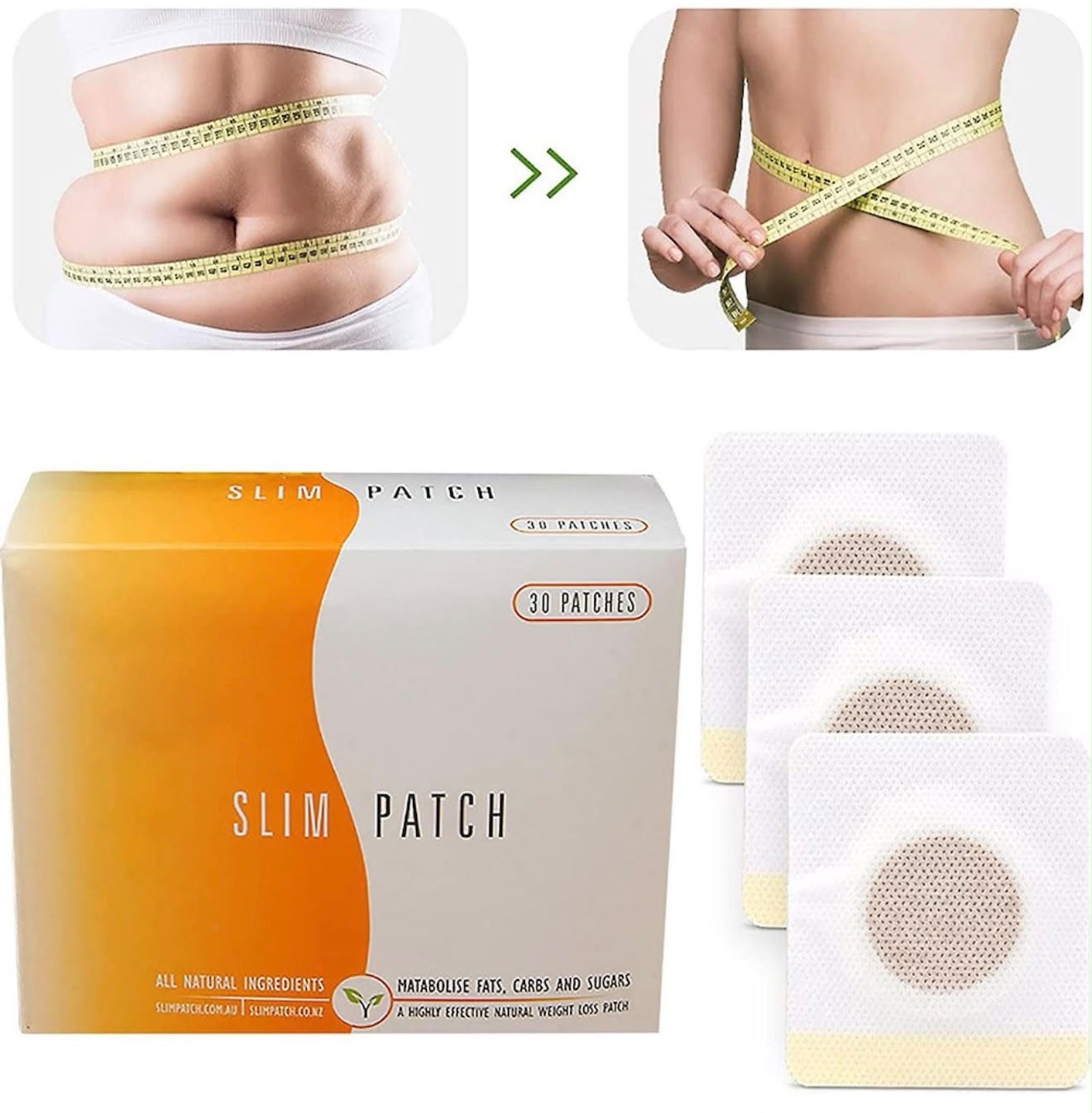 Plasturi autoadezivi corporali Slim Patch, pachet sigilat