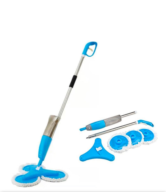 Spray mop cu rezervor și pulverizator integrat, 3 lavete