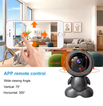 Cameră supraveghere WiFi cu alertă la mișcare pe telefon