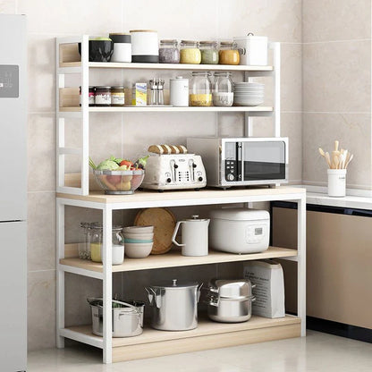 Etajeră multifuncțională pentru bucătărie - 120x35x158 cm — Confort Practic Pentru Casa Ta