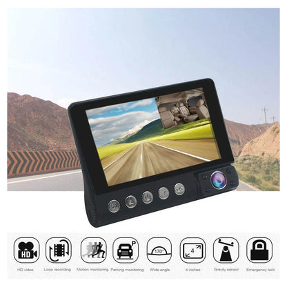 Camera Auto cu Oglinda Retrovizoare 3-in-1 – Ecran 4 inch — Control și Siguranță Zi de Zi