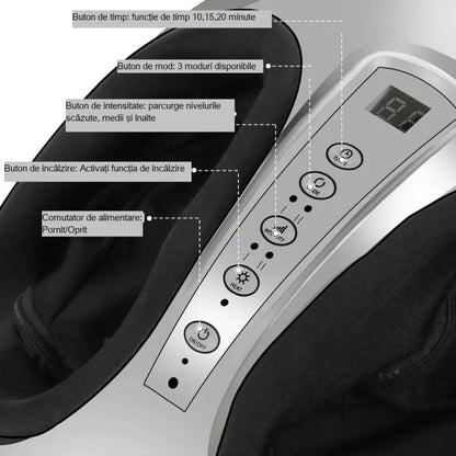 Aparat de masaj Shiatsu pentru picioare afisaj LED — Confort Personal Zi de Zi