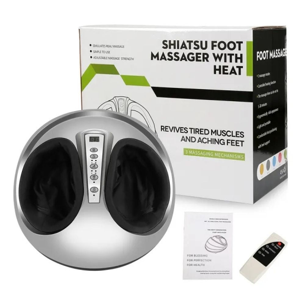 Aparat de masaj Shiatsu pentru picioare afisaj LED — Confort Personal Zi de Zi
