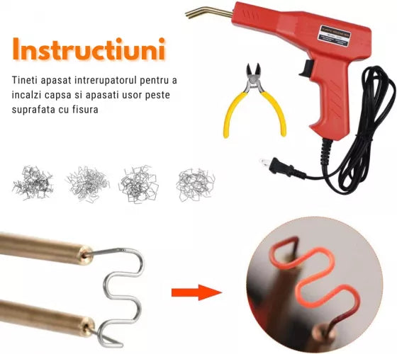 Trusa aparat sudat plastic