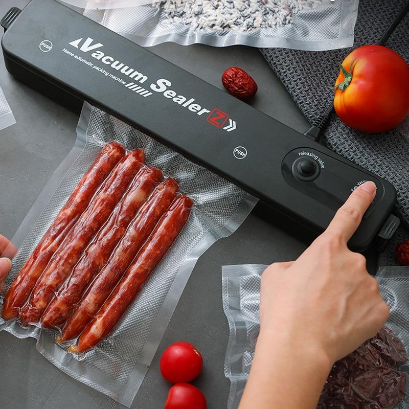 Set pungi si aparat de sigilat si vidat Vacuum Sealer — Mai Mult Confort în Bucătărie