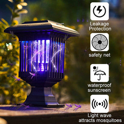 Lampa Solara Anti-Insecte 2 in 1 cu LED UV si
