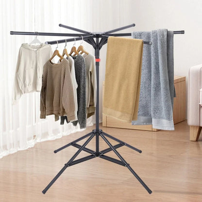 Uscator de rufe pliabil tip trepied 150 cm — Confort Practic Pentru Casa Ta