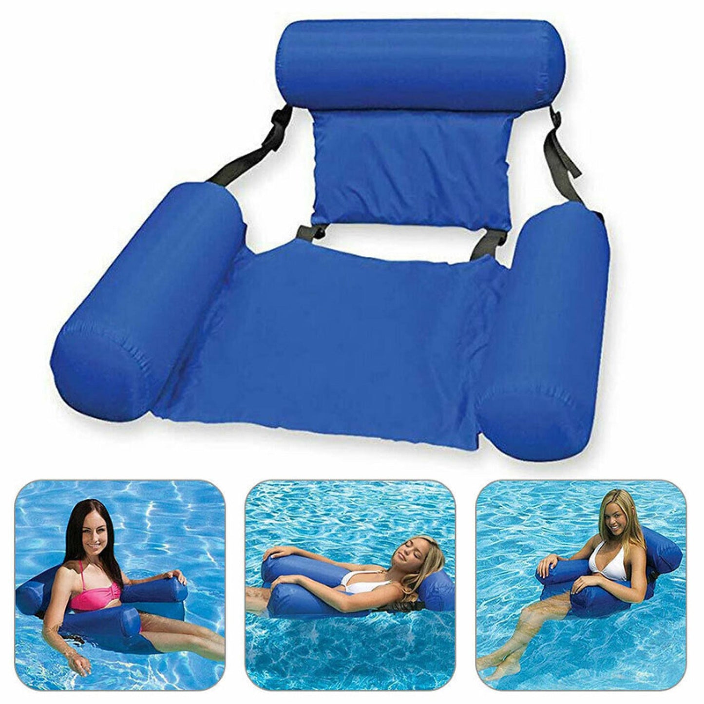 Fotoliu plutitor gonflabil pentru piscina — Mai Mult Confort Oriunde