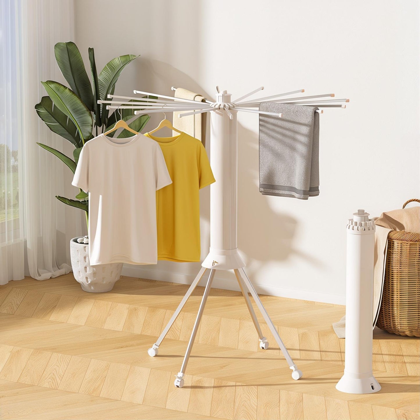 Uscator de rufe tip trepied — Confort Practic Pentru Casa Ta