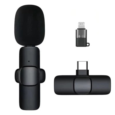 Microfon wireless K8 tip lavaliera conector USB tip C/iPhone — Utilitate Smart Zi de Zi