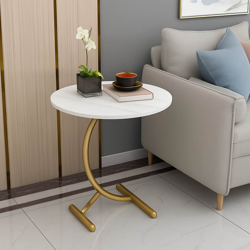 Masa rotunda din otel inoxidabil — Confort Practic Pentru Casa Ta