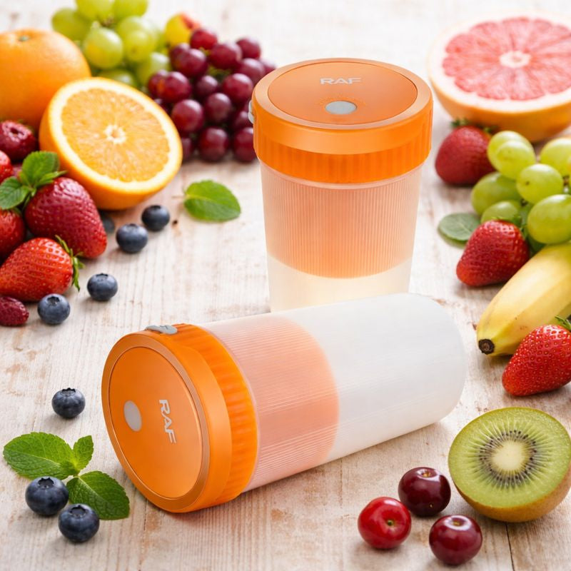 Blender portabil RAF R.2829O 300ml reincarcabil USB — Mai Mult Confort în Bucătărie