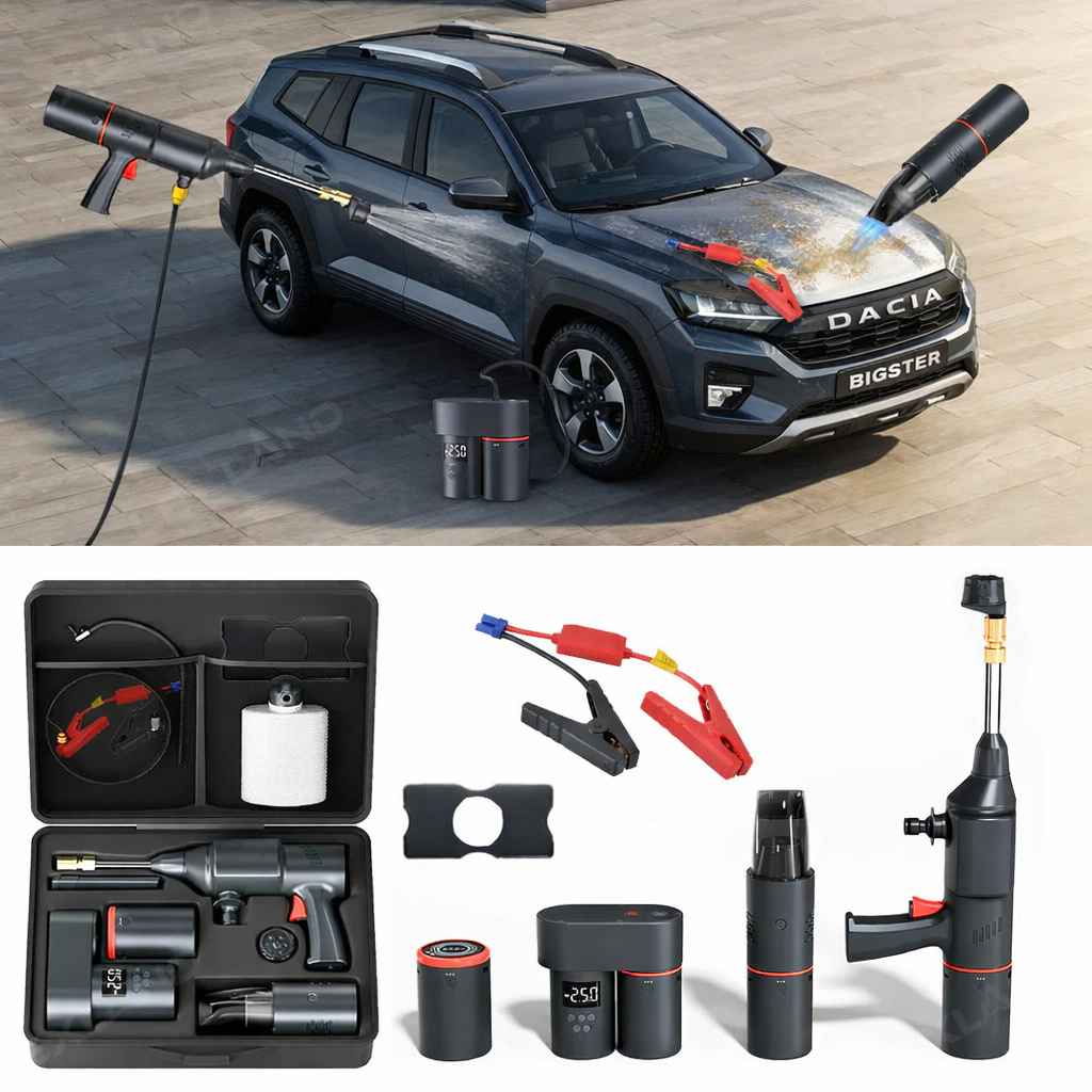 Kit multifunctional auto 4 in 1 — Confort și Siguranță la Drum