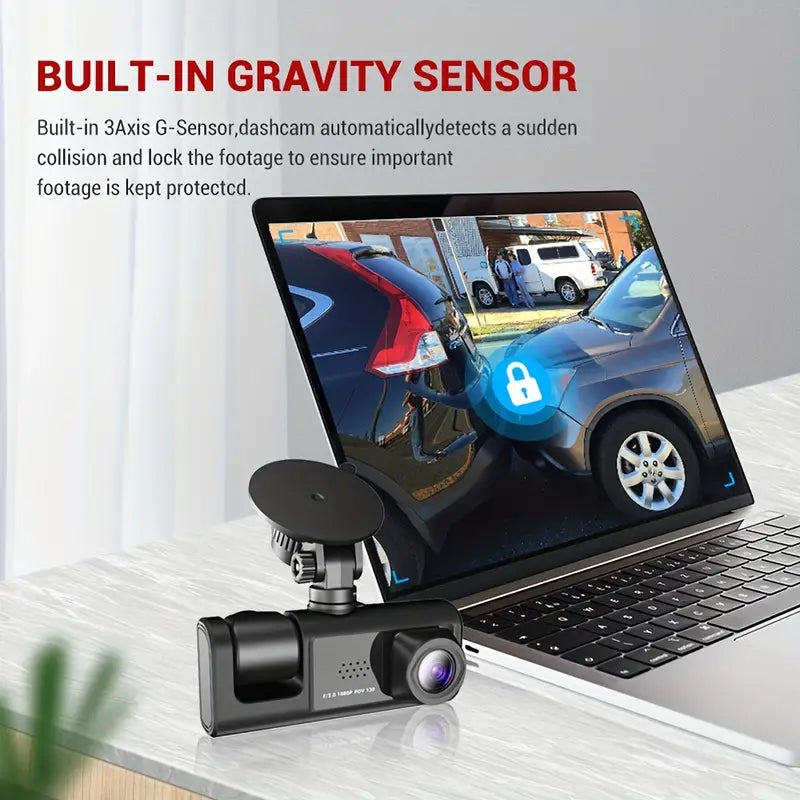 Camera auto tripla FullHD — Control și Siguranță Zi de Zi