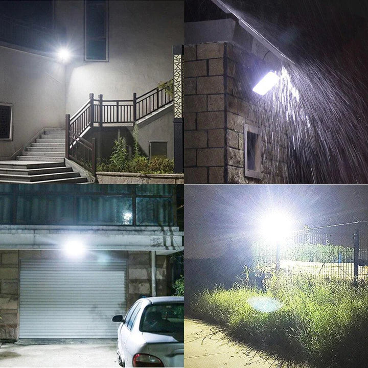 Set 4 X Lampi solare tip floare cu 3 moduri — Ambient Modern Pentru Acasă