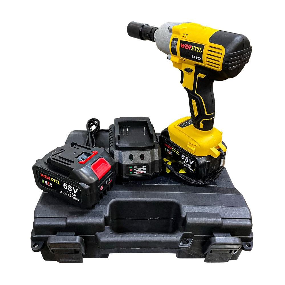 Bormasina de impact cu 2 acumulatori 98Vf 5AH