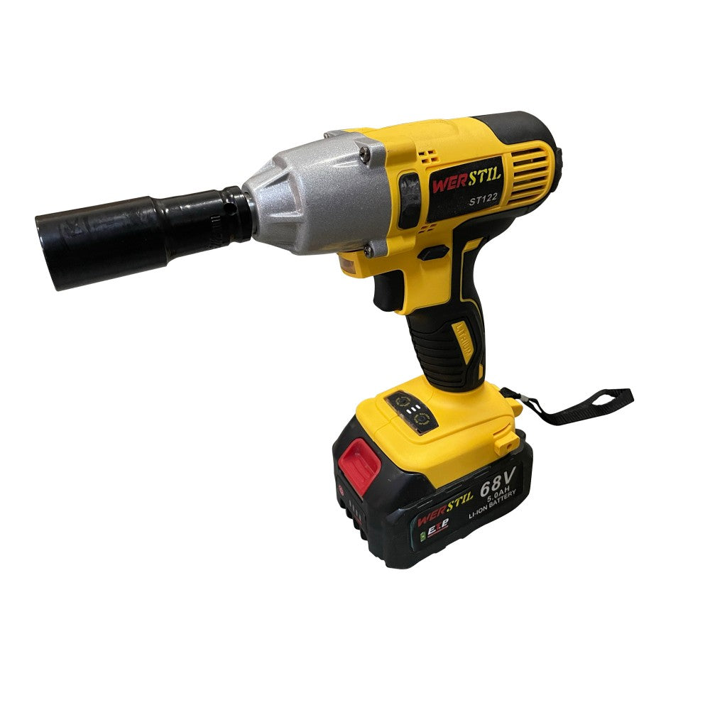 Bormasina de impact cu 2 acumulatori 98Vf 5AH