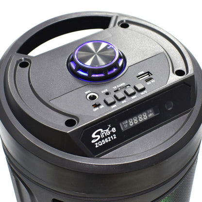 Boxa portabila Wireless ZQS 6212 30W LED — Utilitate Smart Zi de Zi