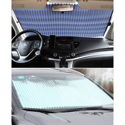 Copertina parasolar auto retractabil impotriva razelor UV — Confort și Siguranță la Drum