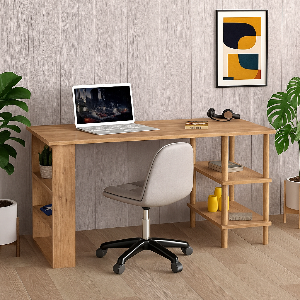 Birou de cu raft dublu — Confort Practic Pentru Casa Ta