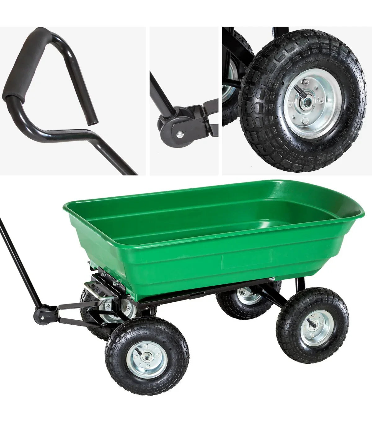 Carucior pentru gradina si curte 75 L