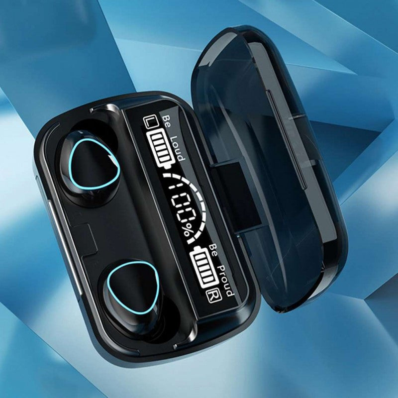 Casti wireless M10 Bluetooth 5.3 LED — Utilitate Smart Zi de Zi