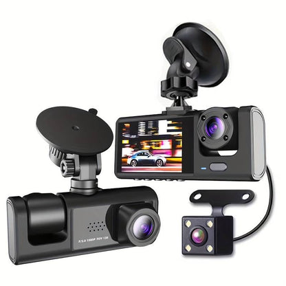 Camera auto tripla FullHD — Control și Siguranță Zi de Zi