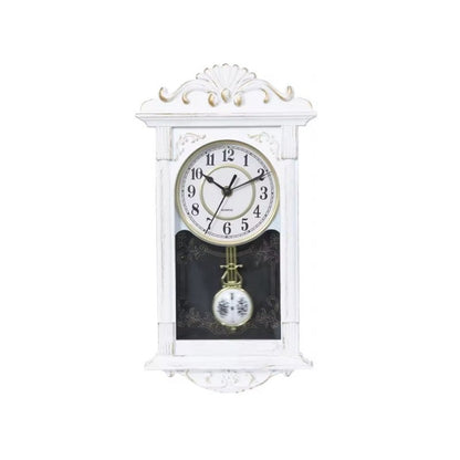 Ceas de perete vintage cu pendul 41 cm x 22 — Confort Practic Pentru Casa Ta