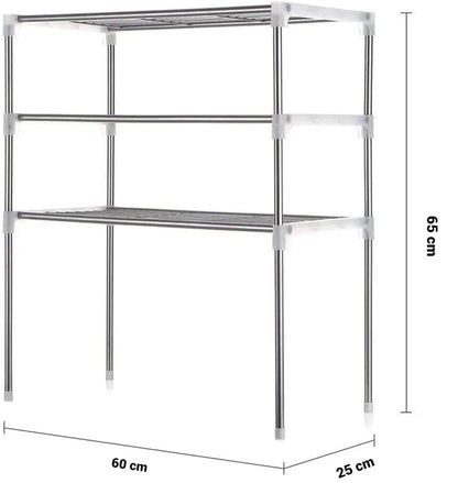 Etajera tip raft multifunctional pentru bucatarie sau baie 60x65x24cm — Mai Mult Confort în