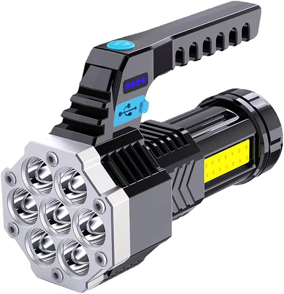 Lanternă LED Reîncărcabilă USB – 9 LED-uri Puternice, 4 Moduri Iluminare, 2400mAh – CLS-IL058 | EsentaCasei