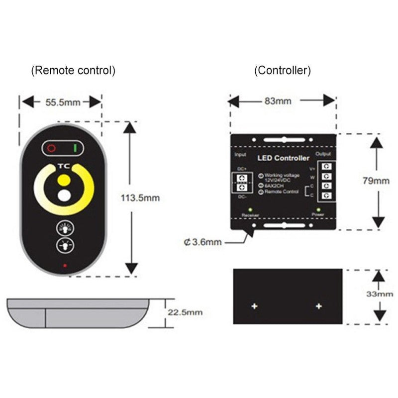 Controller led RGB pentru banda LED 12V/24V — Utilitate Smart Zi de Zi