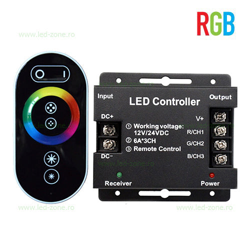 Controller led RGB pentru banda LED 12V/24V — Utilitate Smart Zi de Zi