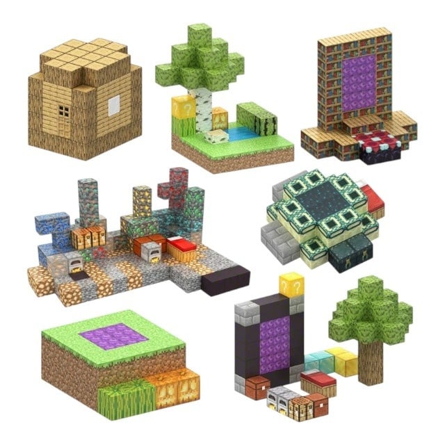 Blocuri magnetice de constructie 3D 2.5 cm — Util Pentru Familie și Copii