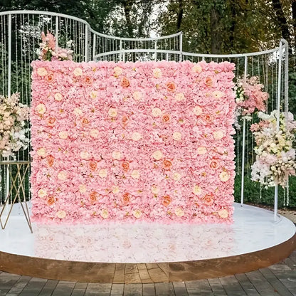 Panou Floral Artificial cu 56 de Trandafiri – 60 x