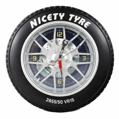 Ceas de perete Anvelopa Tyre 2855/50VR15 40 cm — Confort Practic Pentru Casa Ta