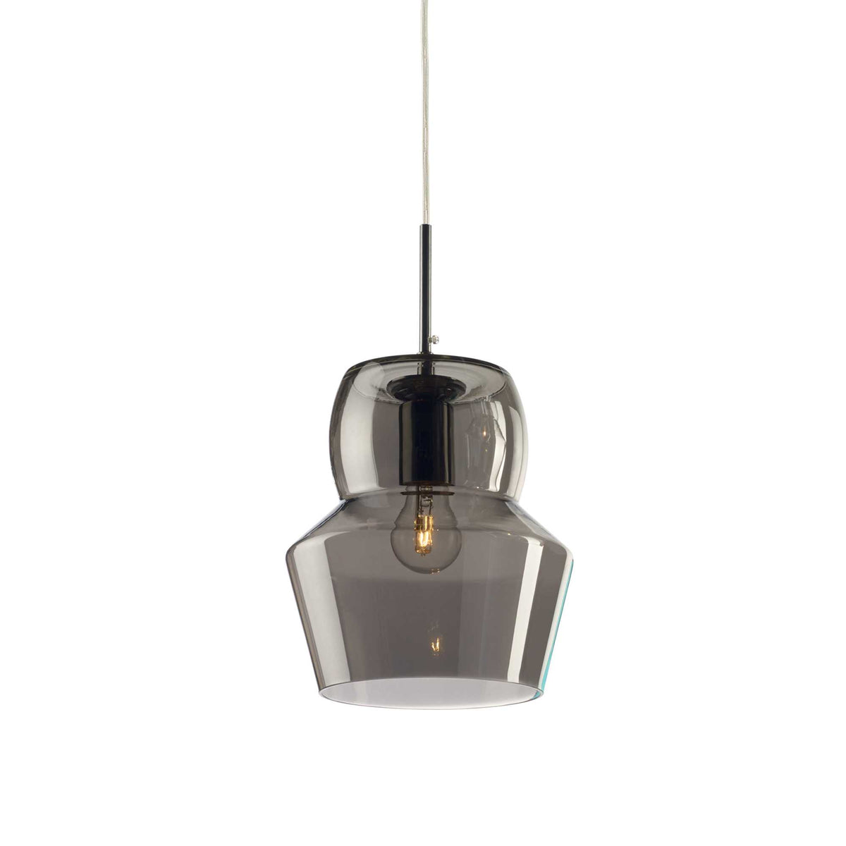 Lustră Suspendată ZENO SP1, Sticlă Fumurie, E27, IP20, 8021696088938