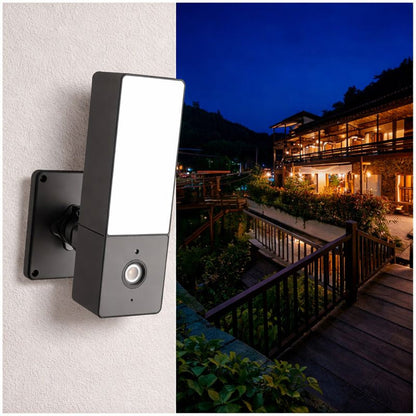Camera supraveghere 4K exterior cu senzor miscare reflector si aplicatie — Control și Siguranță