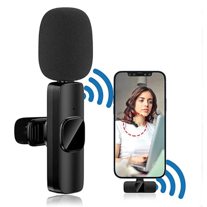 Microfon wireless K8 tip lavaliera conector USB tip C/iPhone — Utilitate Smart Zi de Zi