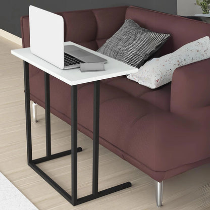 Masa cu picior metalic pentru laptop - mic dejun 60x34.5x65.5 — Confort Practic Pentru Casa Ta