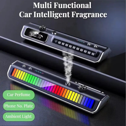 Aparat de odorizare/parfumare auto cu lumini RGB si suport pentru — Confort și Siguranță la Drum