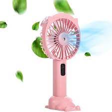 Mini ventilator de birou cu pulverizare apa — Utilitate Smart Zi de Zi