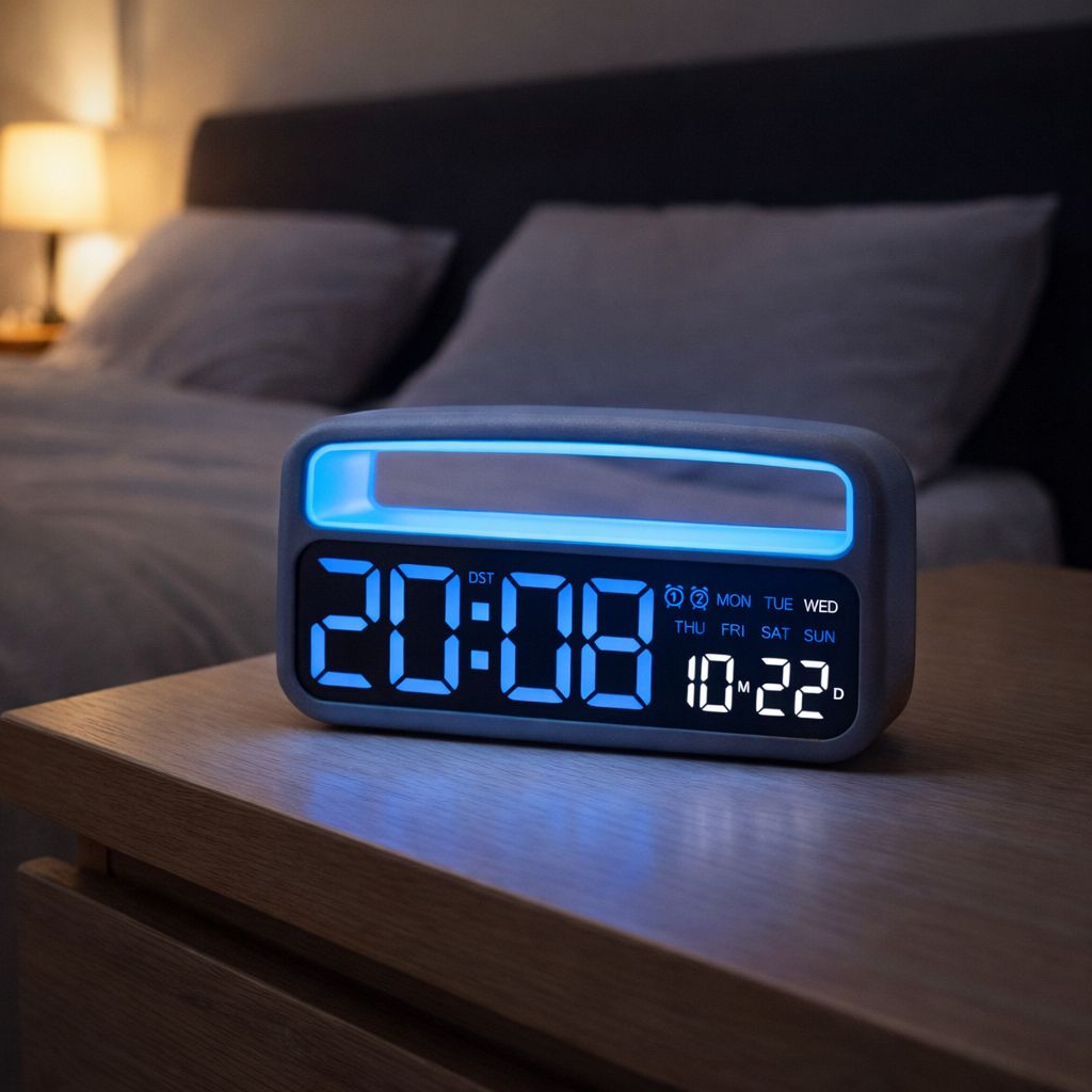 Ceas digital multifunctional cu afisaj LED — Utilitate Smart Zi de Zi