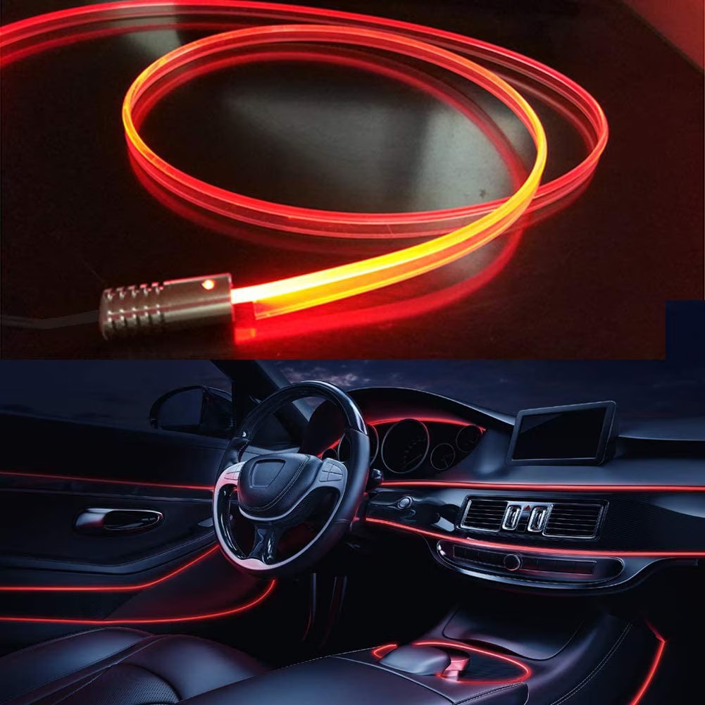 Kit Lumini ambientale LED RGB si aplicatie Bluetooth pentru control — Confort și Siguranță la Drum