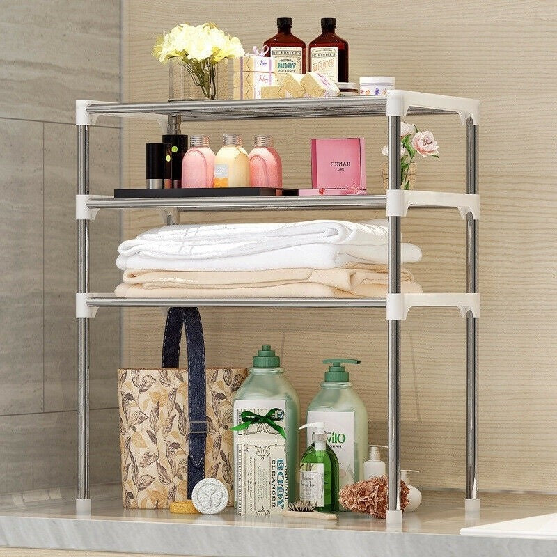 Etajera tip raft multifunctional pentru bucatarie sau baie 60x65x24cm — Mai Mult Confort în